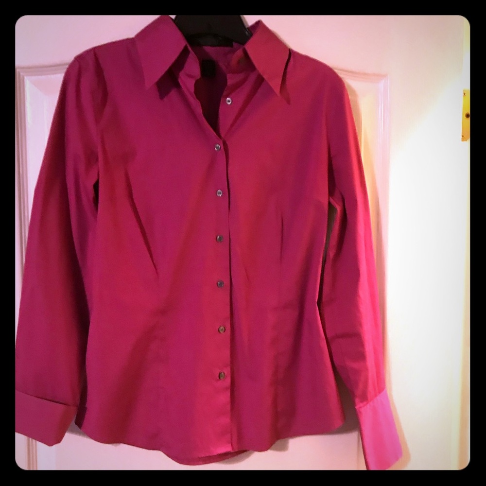 Express Fuchsia Pink Button Up In Size Small. - image 1